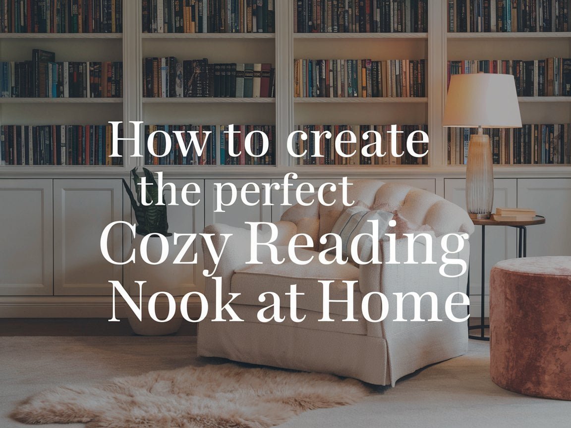 How to Create the Perfect Cozy Reading Nook at Home