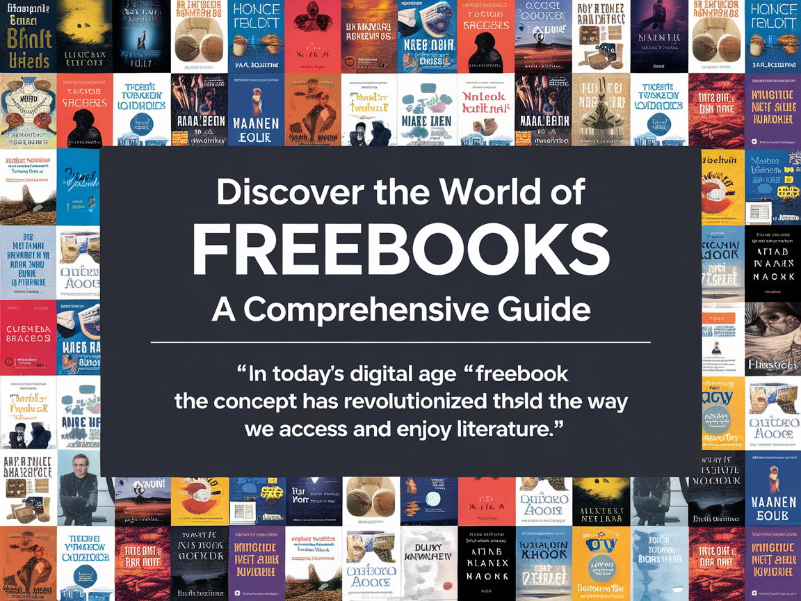 The Ultimate Guide to Freebooks: Unlock a World of Free Literature